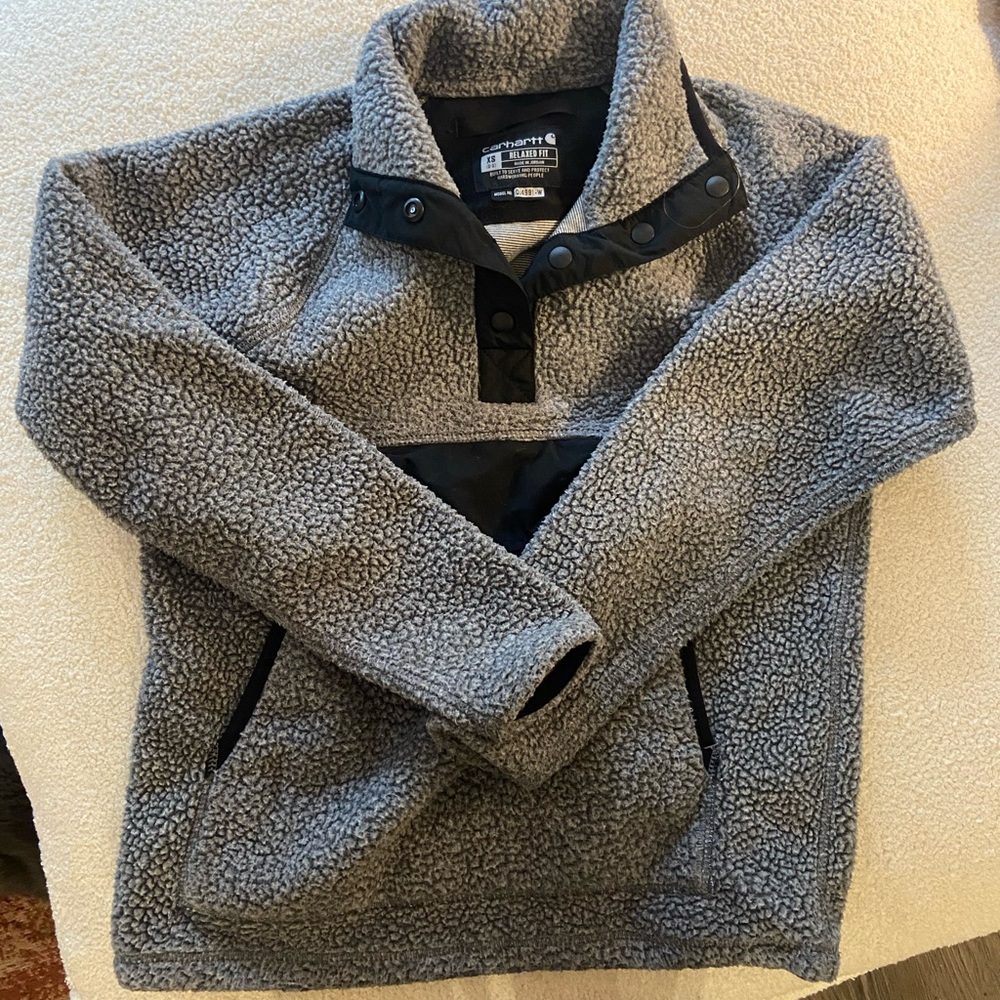 Carhartt Gray Fleece Jacket